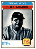 1973 Topps Baseball #474 Babe Ruth ATL Yankees VG-EX 507134