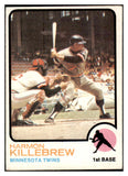 1973 Topps Baseball #170 Harmon Killebrew Twins EX-MT 507151