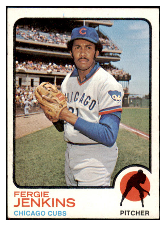 1973 Topps Baseball #180 Fergie Jenkins Cubs EX-MT 507158