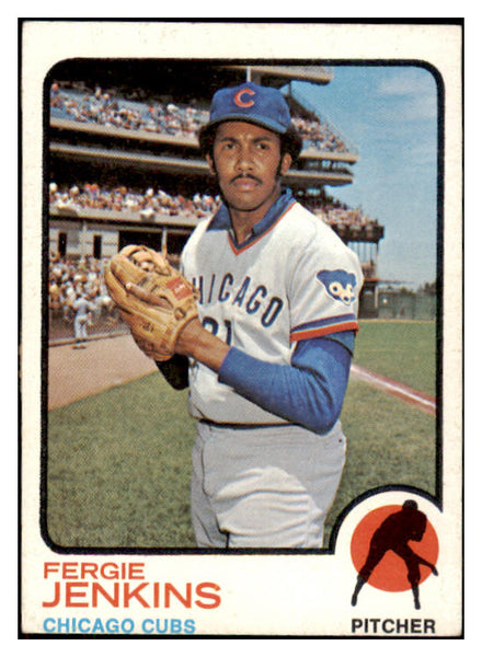 1973 Topps Baseball #180 Fergie Jenkins Cubs EX-MT 507159