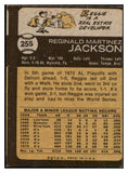 1973 Topps Baseball #255 Reggie Jackson A's VG-EX 507160