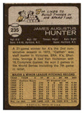 1973 Topps Baseball #235 Catfish Hunter A's EX-MT 507161