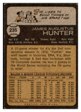 1973 Topps Baseball #235 Catfish Hunter A's EX-MT 507164