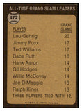 1973 Topps Baseball #472 Lou Gehrig ATL Yankees EX-MT 507172