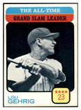1973 Topps Baseball #472 Lou Gehrig ATL Yankees EX-MT 507173