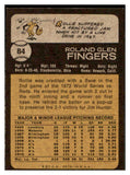 1973 Topps Baseball #084 Rollie Fingers A's EX-MT 507176