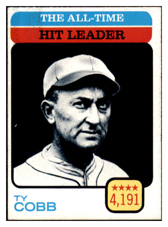 1973 Topps Baseball #471 Ty Cobb ATL Tigers EX-MT 507189