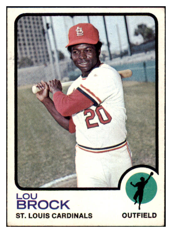 1973 Topps Baseball #320 Lou Brock Cardinals EX-MT 507190