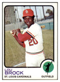 1973 Topps Baseball #320 Lou Brock Cardinals EX-MT 507191