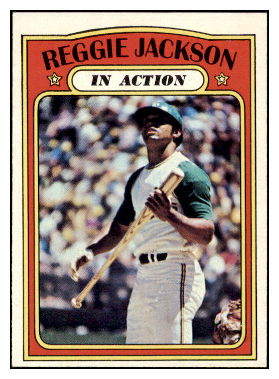 1972 Topps Baseball #436 Reggie Jackson IA A's EX-MT 507200