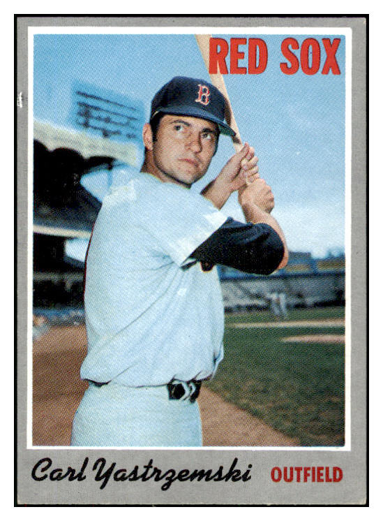 1970 Topps Baseball #010 Carl Yastrzemski Red Sox EX 507204