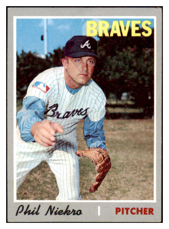 1970 Topps Baseball #160 Phil Niekro Braves EX 507208