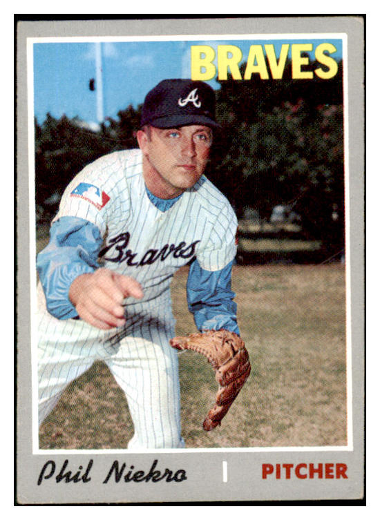 1970 Topps Baseball #160 Phil Niekro Braves EX 507209