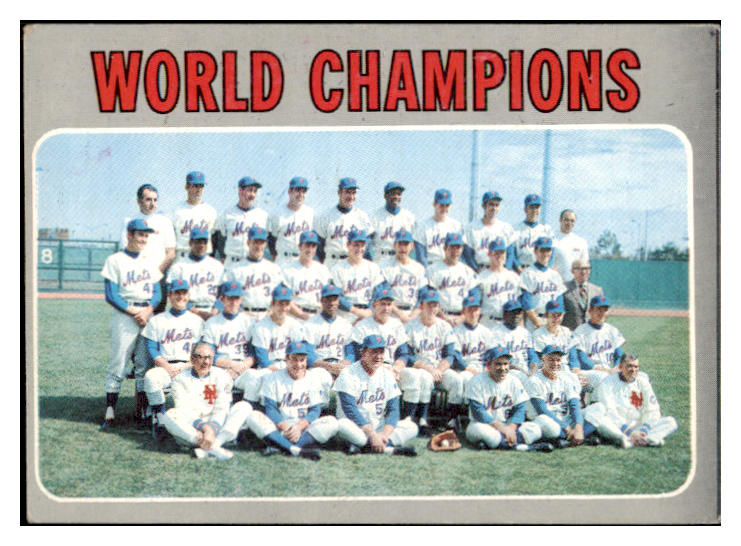 1970 Topps Baseball #001 New York Mets Team EX 507216