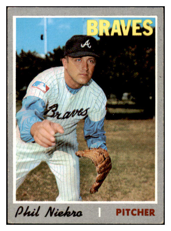 1970 Topps Baseball #160 Phil Niekro Braves EX 507233