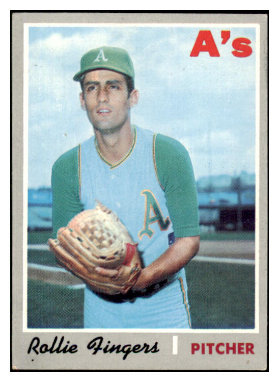 1970 Topps Baseball #502 Rollie Fingers A's EX 507243