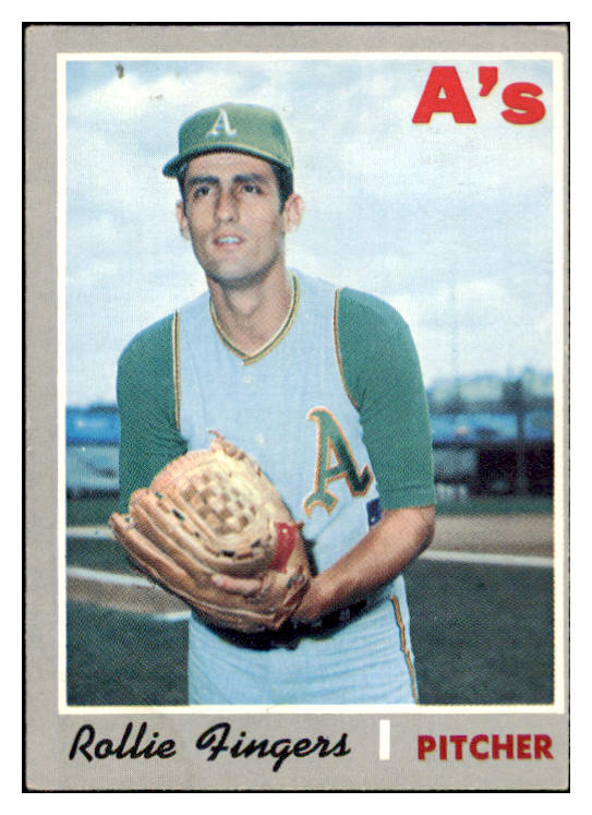 1970 Topps Baseball #502 Rollie Fingers A's VG-EX 507244