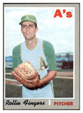 1970 Topps Baseball #502 Rollie Fingers A's EX 507245