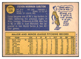 1970 Topps Baseball #220 Steve Carlton Cardinals EX 507251