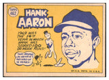 1970 Topps Baseball #462 Hank Aaron A.S. Braves VG-EX 507255