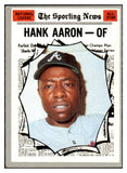 1970 Topps Baseball #462 Hank Aaron A.S. Braves EX 507256