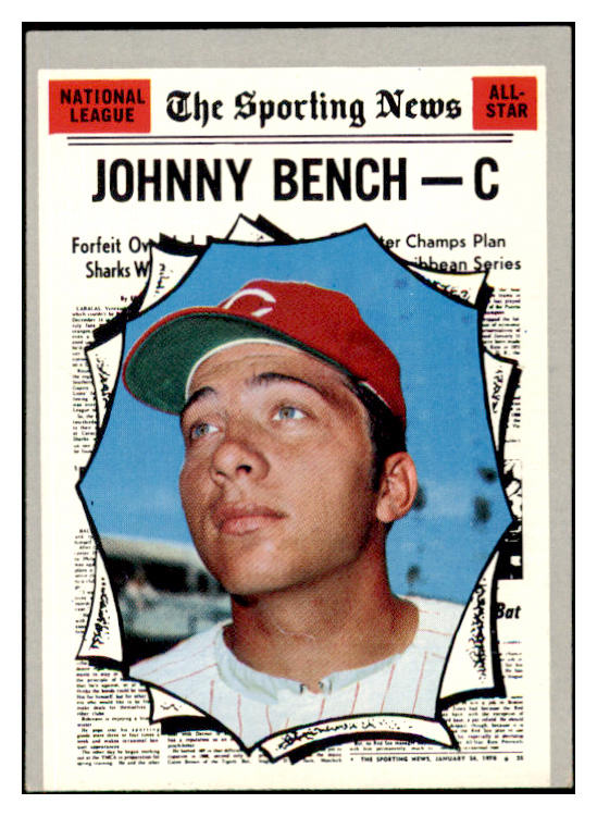 1970 Topps Baseball #464 Johnny Bench A.S. Reds EX 507257