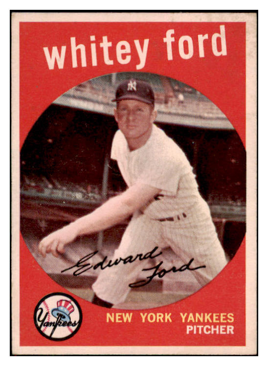 1959 Topps Baseball #430 Whitey Ford Yankees EX-MT 507260