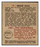 1948 Bowman Basketball #015 Bruce Hale Jets EX-MT 507269