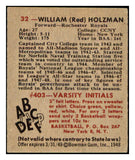 1948 Bowman Basketball #032 Red Holzman Royals EX 507278