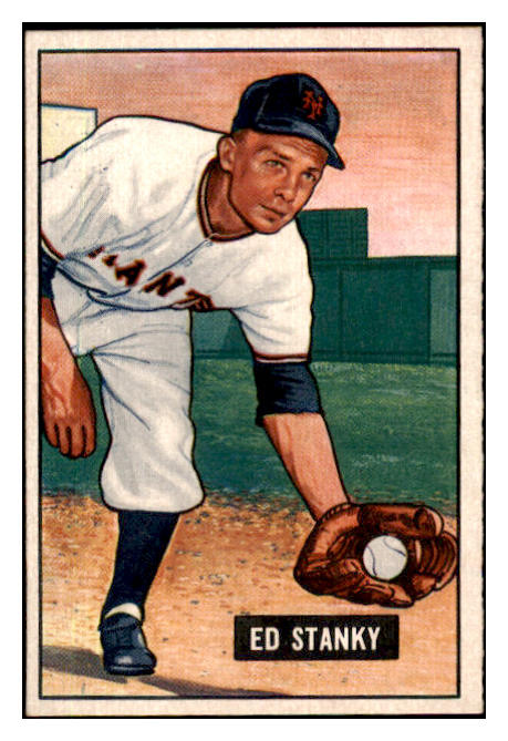 1951 Bowman Baseball #013 Eddie Stanky Giants NR-MT 507296