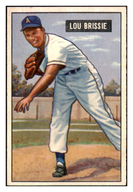 1951 Bowman Baseball #155 Lou Brissie Indians NR-MT 507298