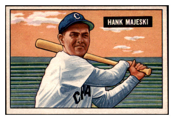 1951 Bowman Baseball #012 Hank Majeski White Sox NR-MT 507300