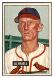 1951 Bowman Baseball #157 Al Brazle Cardinals NR-MT 507303