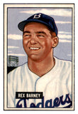 1951 Bowman Baseball #153 Red Barney Dodgers NR-MT 507305