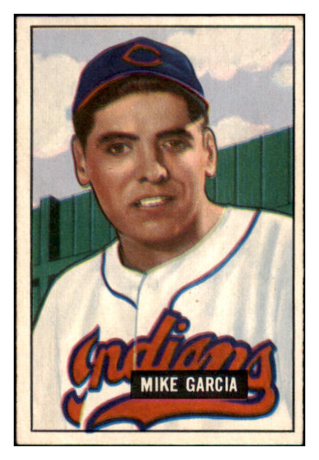 1951 Bowman Baseball #150 Mike Garcia Indians NR-MT 507306