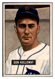 1951 Bowman Baseball #105 Don Kolloway Tigers NR-MT 507316