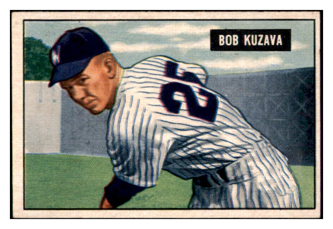 1951 Bowman Baseball #097 Bob Kuzava Senators NR-MT 507318