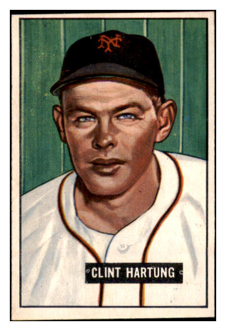 1951 Bowman Baseball #234 Clint Hartung Giants NR-MT 507330