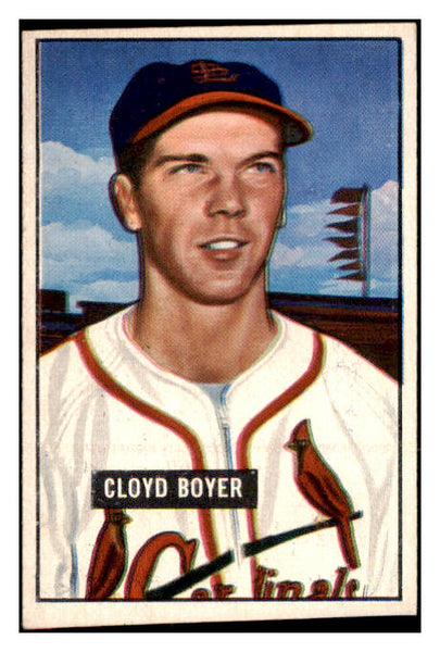 1951 Bowman Baseball #228 Cloyd Boyer Cardinals NR-MT 507334