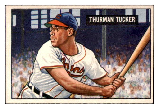 1951 Bowman Baseball #222 Thurman Tucker Indians NR-MT 507339