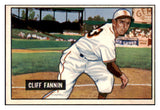 1951 Bowman Baseball #244 Cliff Fannin Browns NR-MT 507346