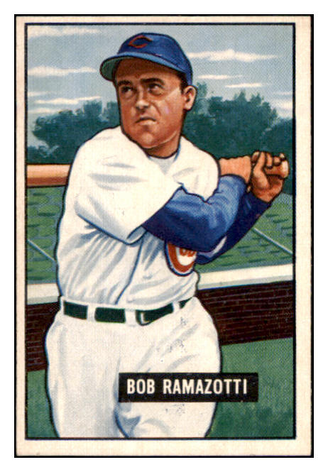 1951 Bowman Baseball #247 Bob Ramazotti Cubs NR-MT 507348