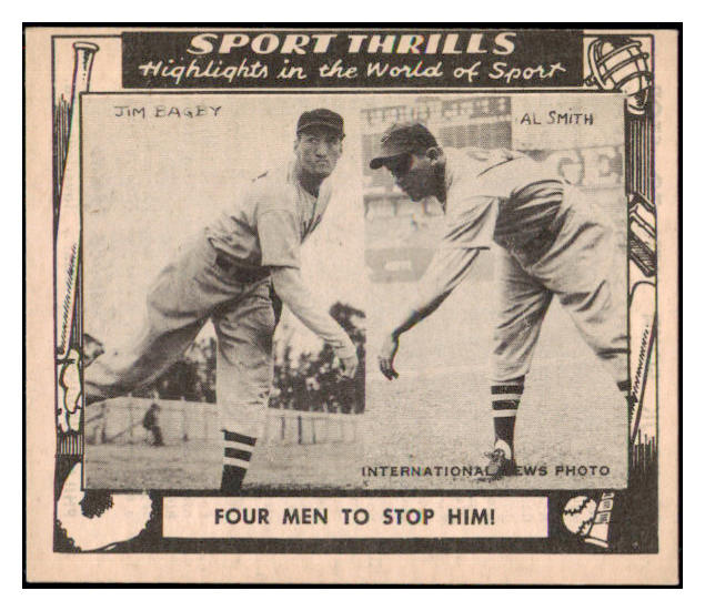 1948 Swell Sport Thrills #015 Jim Bagby Al Smith NR-MT oc 507369