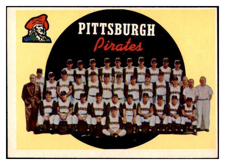 1959 Topps Baseball #528 Pittsburgh Pirates Team EX 507380