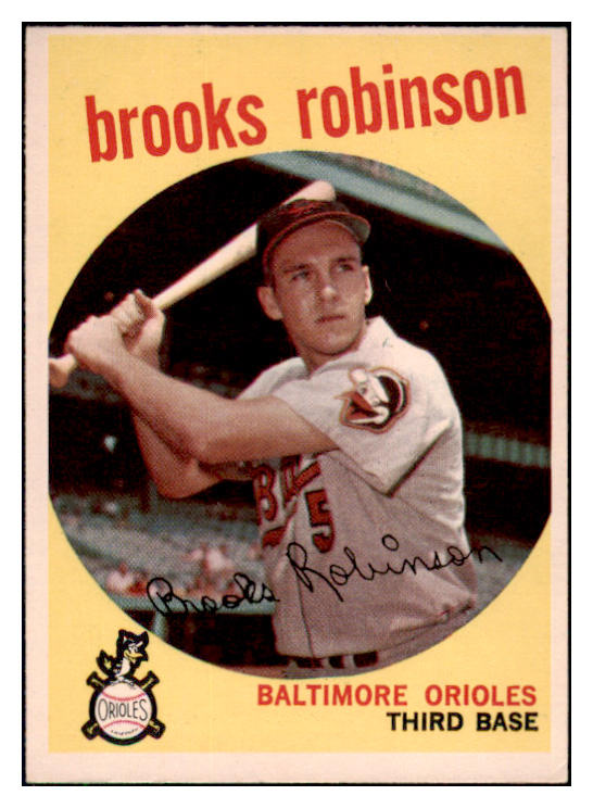 1959 Topps Baseball #439 Brooks Robinson Orioles EX 507384