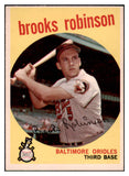 1959 Topps Baseball #439 Brooks Robinson Orioles EX 507384