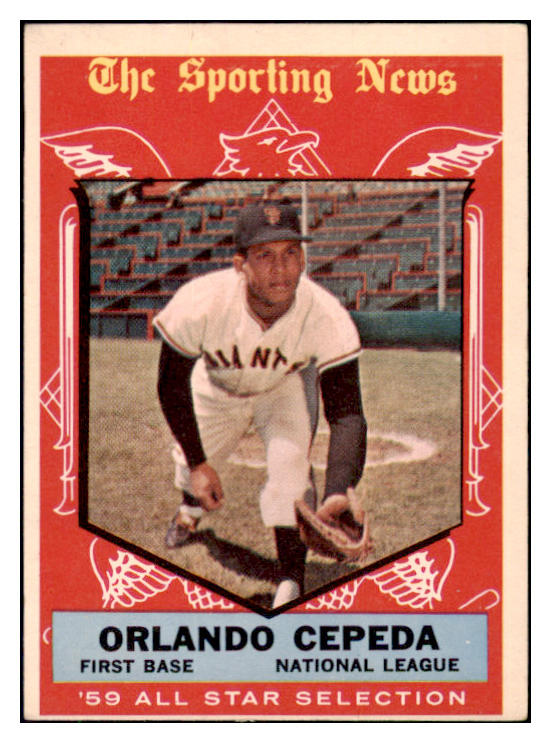 1959 Topps Baseball #553 Orlando Cepeda A.S. Giants VG-EX 507386