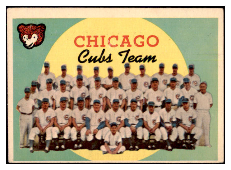 1959 Topps Baseball #304 Chicago Cubs Team VG-EX 507388