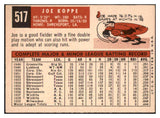 1959 Topps Baseball #517 Joe Koppe Phillies EX 507390