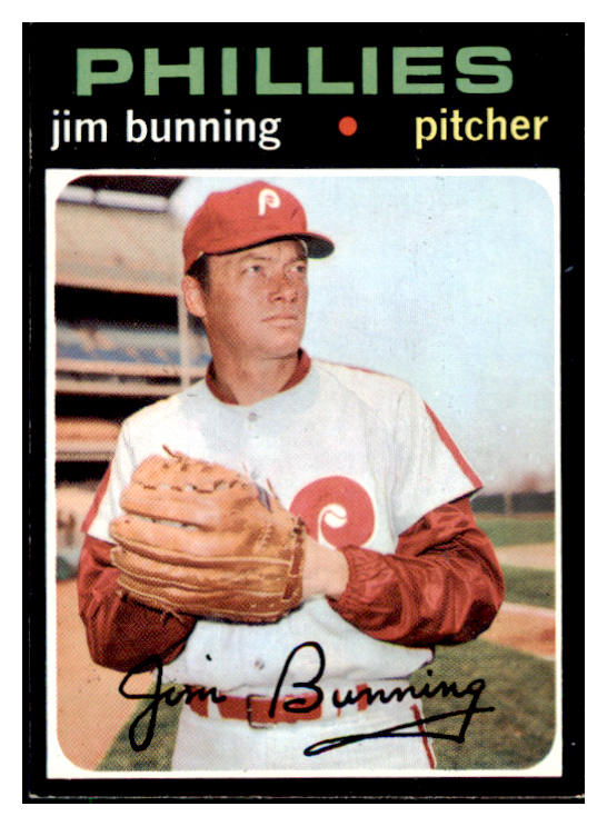 1971 Topps Baseball #574 Jim Bunning Phillies EX+/EX-MT 507393